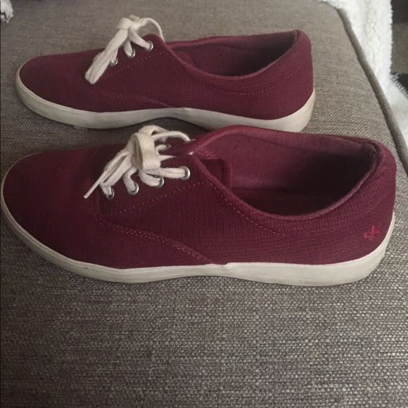 Grasshoppers Burgundy tennis shoe sneakers - Picture 5 of 7